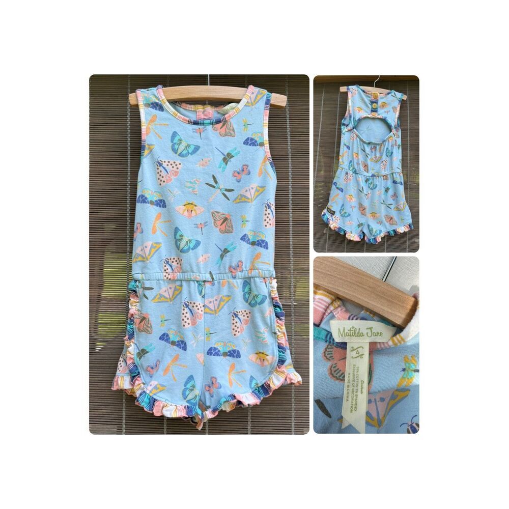 MATILDA JANE Butterfly Romper - 4T